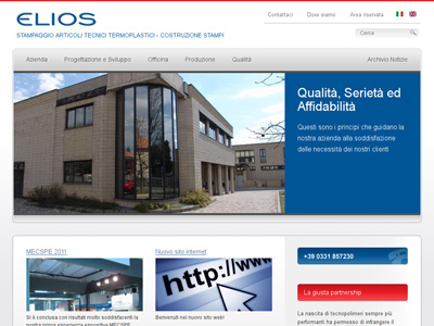 Home page Elios SPA
